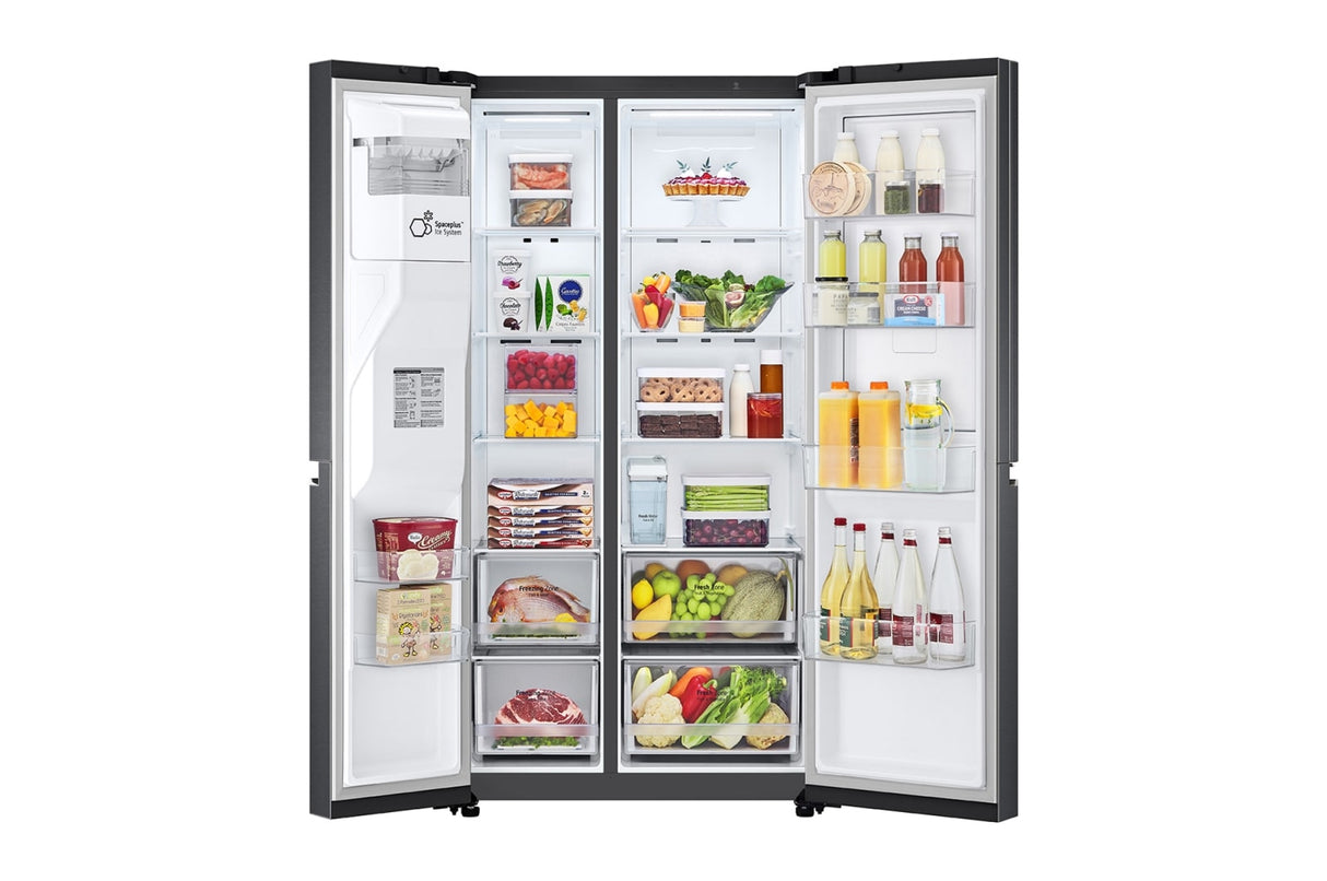 LG FRIGORIFICO SBS DID 674L GC-J257FQKW MATTE BLACK