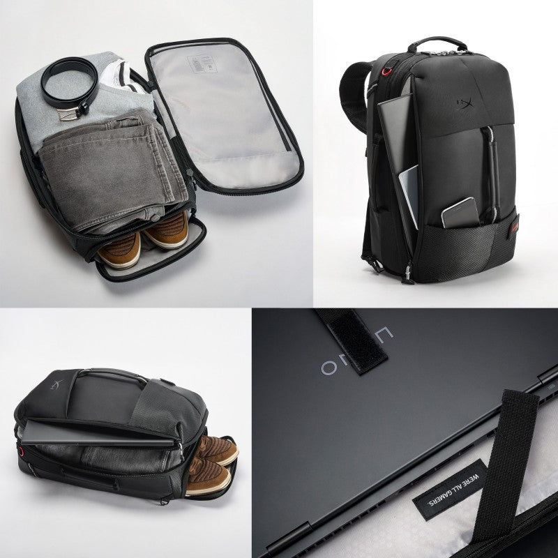 MOCHILA 15.6' HYPERX KNIGHT PRETA