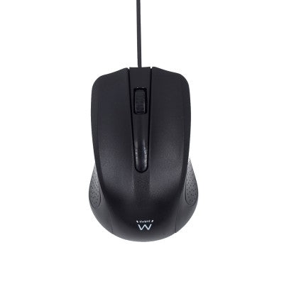 RATO MOUSE EWENT USB 2.0 OPTICO 1000DPI PRETO