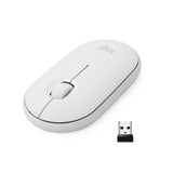 MOUSE LOGITECH WIFI PEBBLE M350 BRANCO