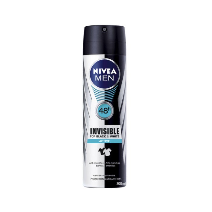 NIVEA DEO SPRAY 200ML B&W ACTIVE