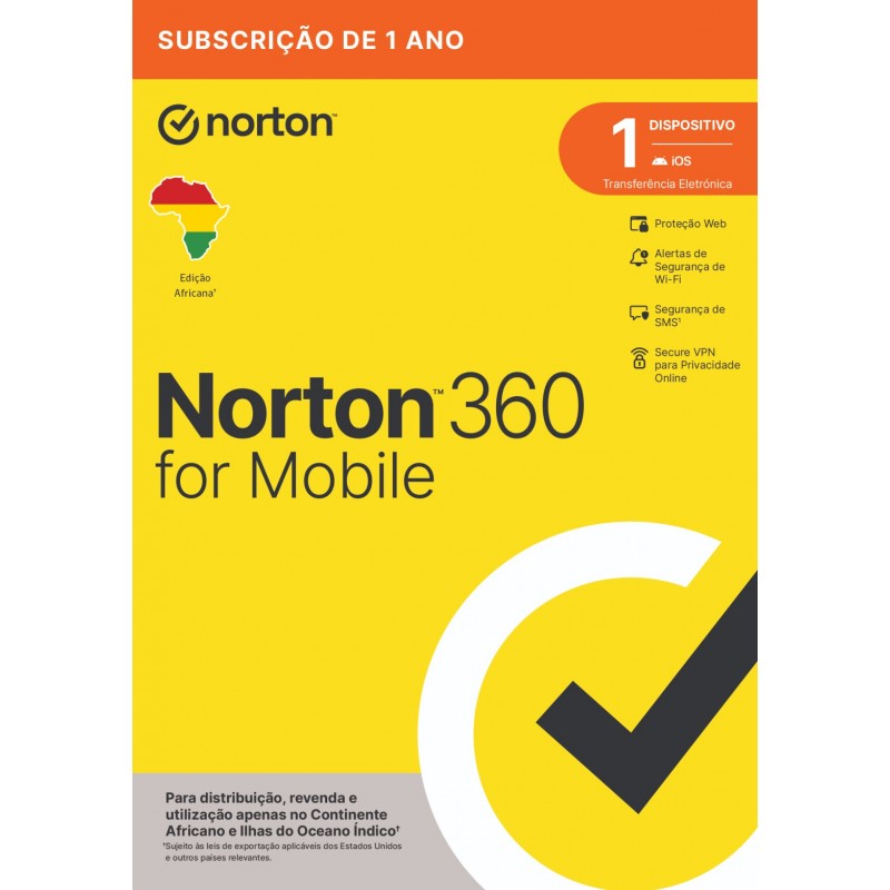 NORTON 360 MOBILE AF 1 USER 1 DEVICE 12MO WRT DRMKEY FTP