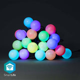 Luzes Decorativas Nedis WI-FI RGB 20Leds (50mm) 10m WIFILP03C20