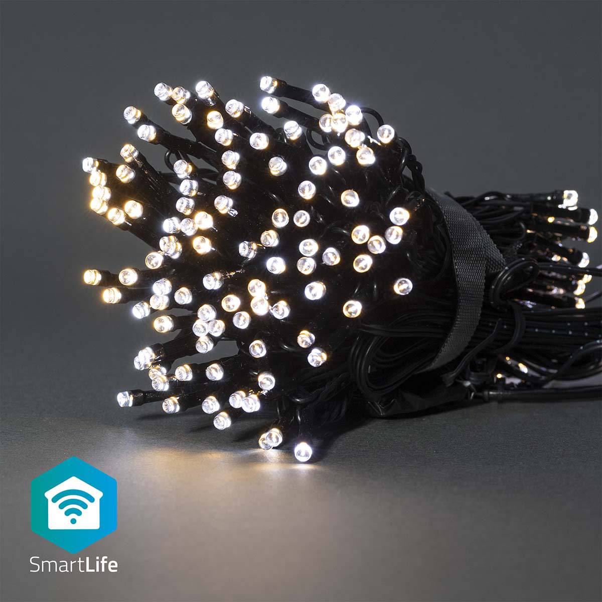 Luzes Decorativas Nedis WI-FI Quente/Frio 100 Leds 10m