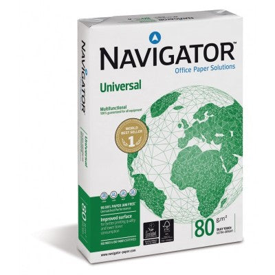 PAPEL FOTOCOPIA A4 80GRS NAVIGATOR - RESMA A4