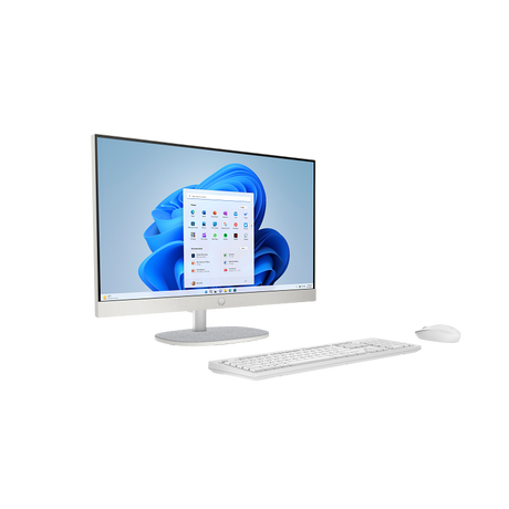PC HP AIO 23.8' FHD U5-125U 8G 512GB SSD W11H BRANCO
