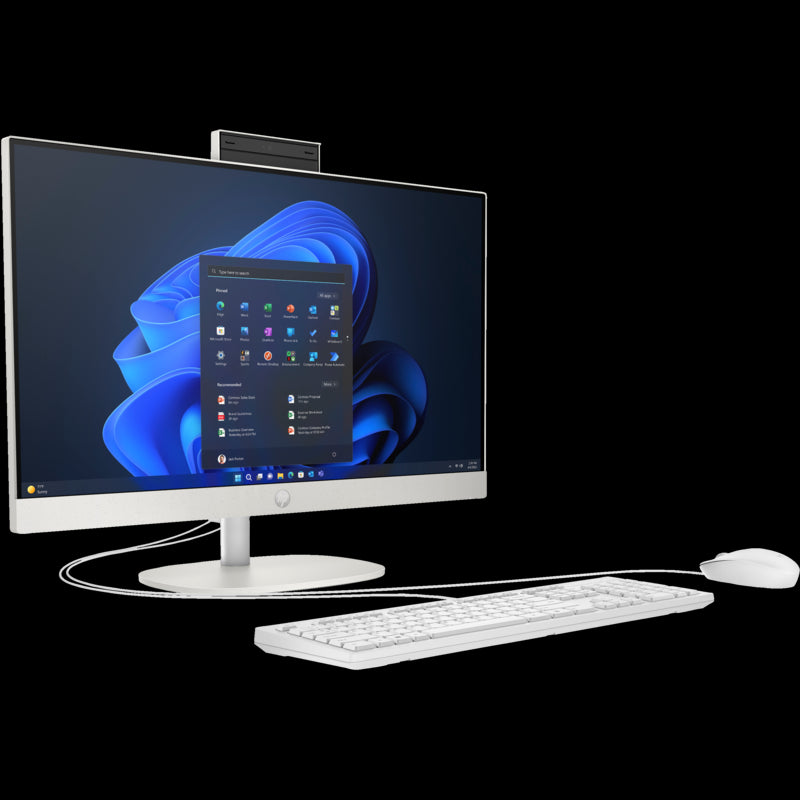 PC HP AIO 240 23.8' I5-1335 FHD 8GB 512 SSD W11P BRANCO