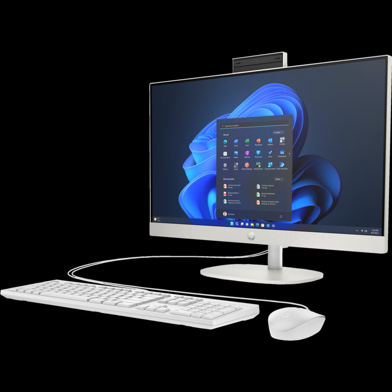 PC HP AIO 240 23.8' I5-1335 FHD 8GB 512 SSD W11P BRANCO