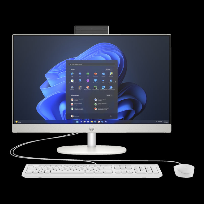 PC HP AIO 240 23.8' I5-1335 FHD 8GB 512 SSD W11P BRANCO