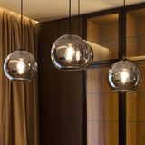 Lâmpada de pêndulo 1 E27 BV01-00050 Braytron Luminária de Teto BRY-S005R-1H 1xE27 SMK PENDANT LIGHT