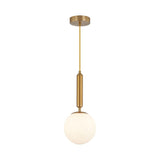 Lâmpada de pêndulo 1 G9 BV01-00060 Luminária de Teto Braytron BRY-S006R-1H 1xG9 OPL GLD PENDANT LIGHT