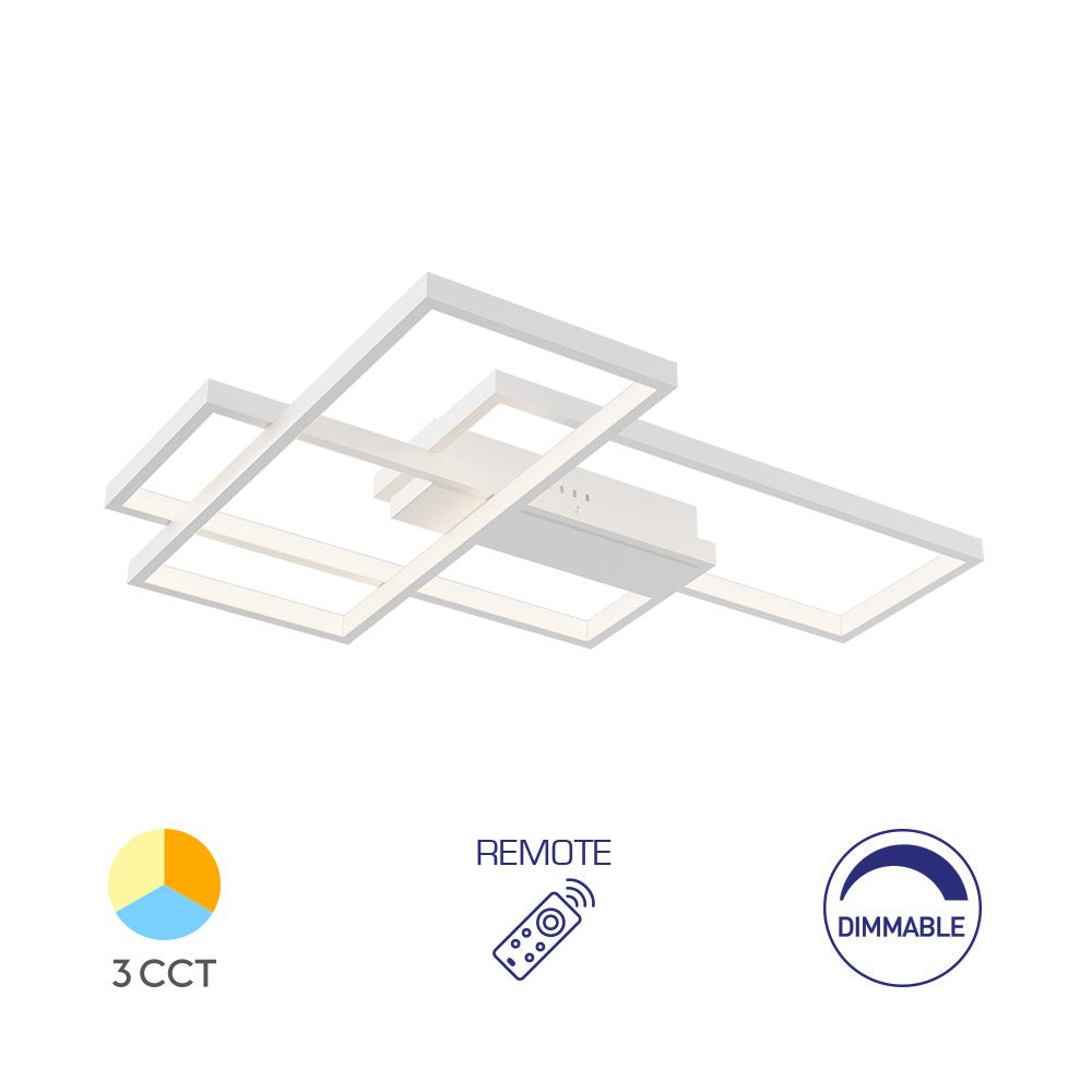 Luminária de Teto Braytron BRY-NELA SS2 RND 65W WHT IP20