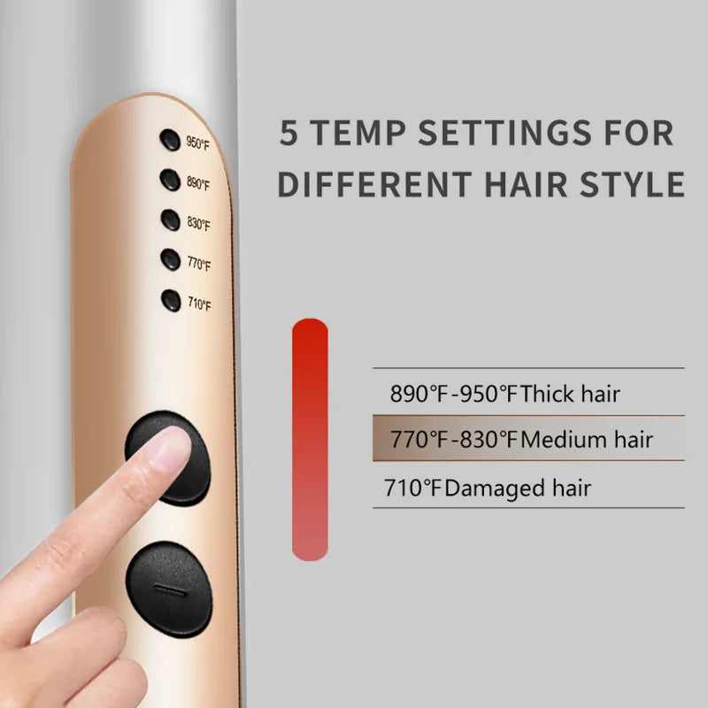 Alisador de cabelo SOKANY SK-1008 Aquecimento variável de 5 temperaturas, aquecimento de 2 minutos, seguro contra superaquecimento