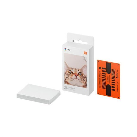 PAPEL FOTOGRÁFICO XIAOMI MI PORTABLE PHOTO PRINTER PAPER (2X3", 20 FOLHAS)