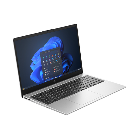 PORTÁTIL HP 15.6" NOTEBOOK 250R U7-150U INTEL GRAPHICS 8GB 512GB SSD FHD W11P PRATA