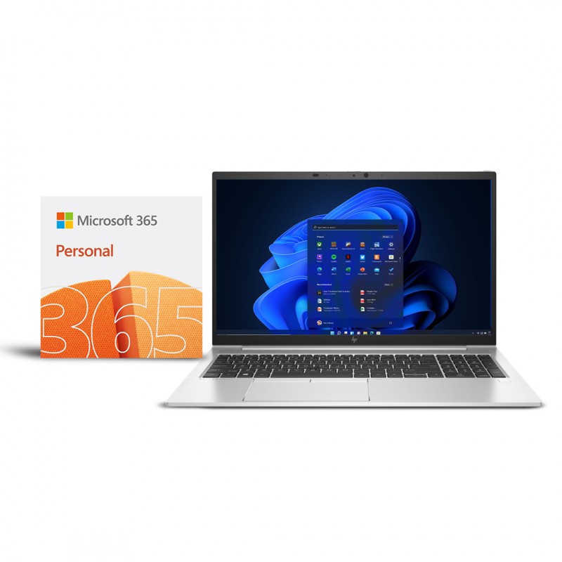 PORT HP.15.6" I3-N305 FHD USLIM 8GB 512GB SSD W11H AZUL* + MS OFFICE 365 PESSOAL 1PC 1 ANO
