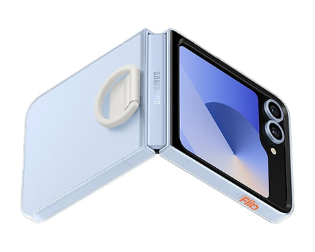 Capa Galaxy Z Flip 6 Transparente c/ Anel