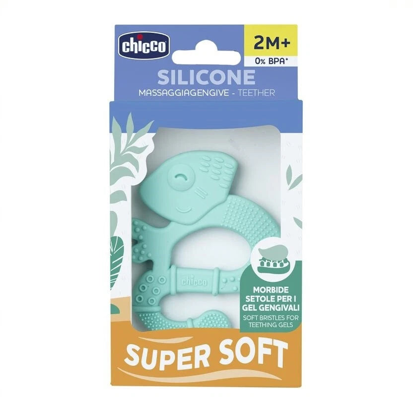 CHICCO MASSAJADOR GENGIVA ANEL AZUL 2M+