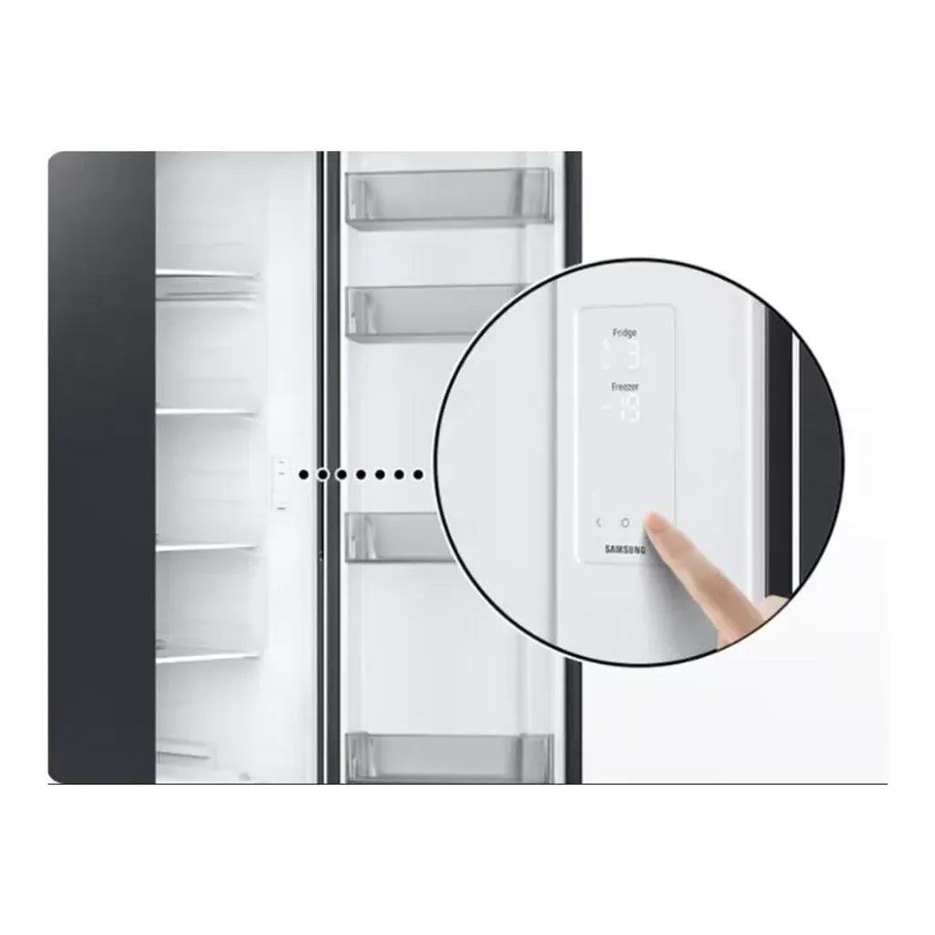 Frigorífico Side by Side SAMSUNG (564L - Preto)