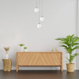 BRY-S002R-3H-3xG9-GLD-PENDANT LIGHT
