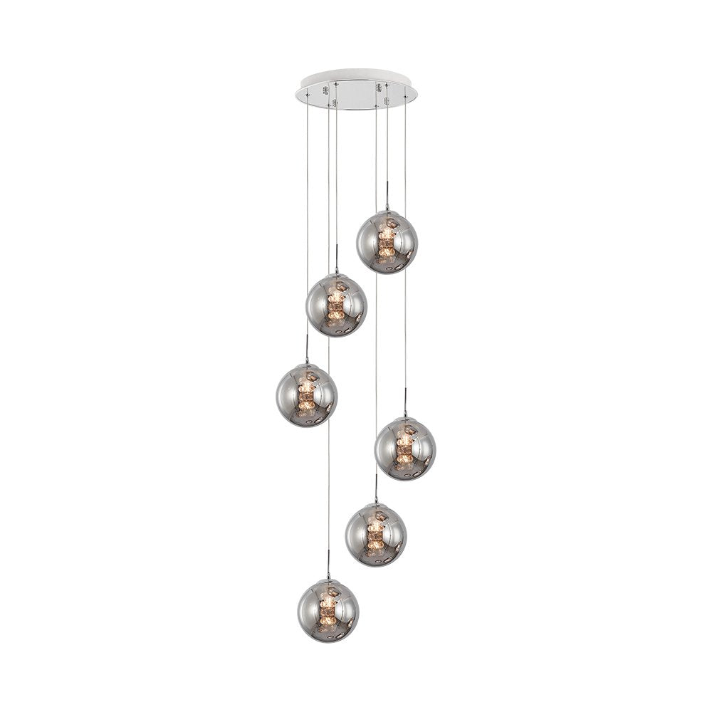 Luminária de Teto Braytron BRY-S003R-6H 6xG9 SMK PENDANT LIGHT
