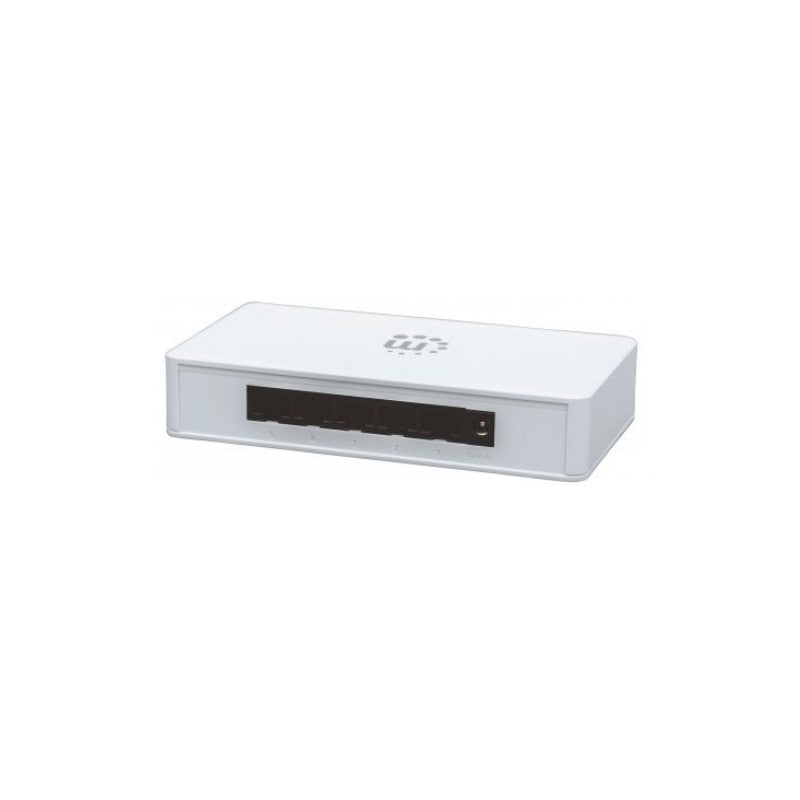 SWITCH 5 MANHAT GIGA IEEE 802.3az PLASTICO