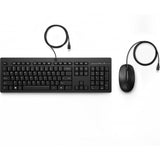 TECLADO+MOUSE HP USB 225 PRETO
