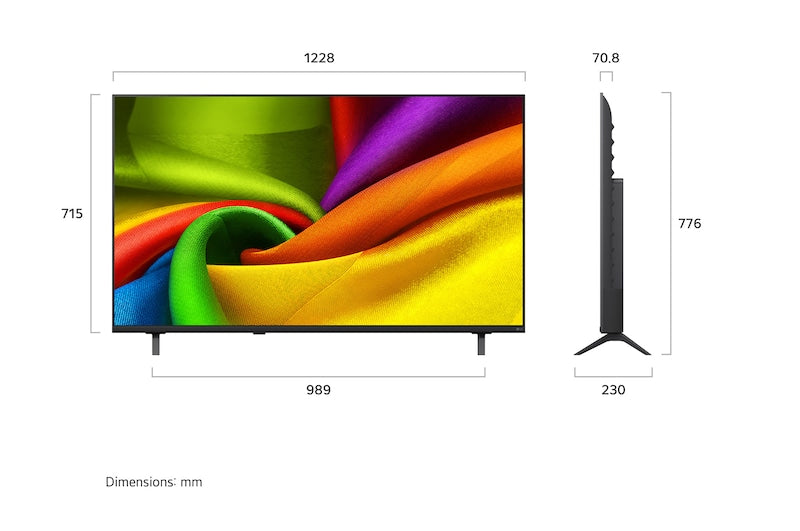 SMART TV LG NANO 4K AI 55NU840B6LA