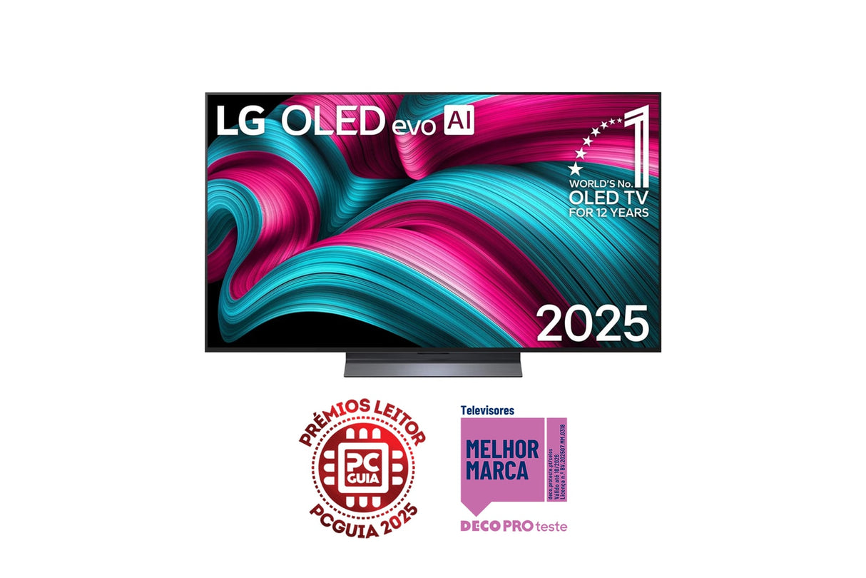 Smart TV LG OLED evo AI C5 4K 2025 de 55 polegadas  LG OLED TV 55" OLED55C56LA