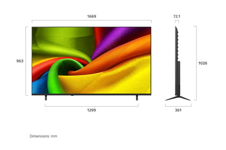 SMART TV LG NANO 4K AI 75NU840B6LA