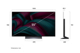 Smart TV LG OLED evo AI C5 4K 2025 de 55 polegadas  LG OLED TV 55" OLED55C56LA