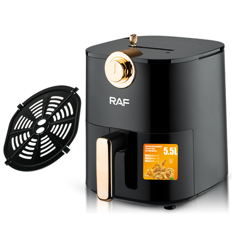 Fritadeira elétrica multifuncional sem óleo para uso doméstico, padrão UE, RAF, forno inteligente para batatas fritas, R.5218