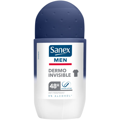 SANEX ROLL ON 50ML MEN DERMO INVISIBLE