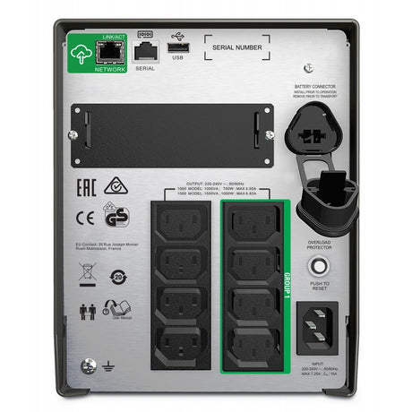 UPS APC  1500 VA LINE-INT TORRE SMART SMT SMARTCONNECT