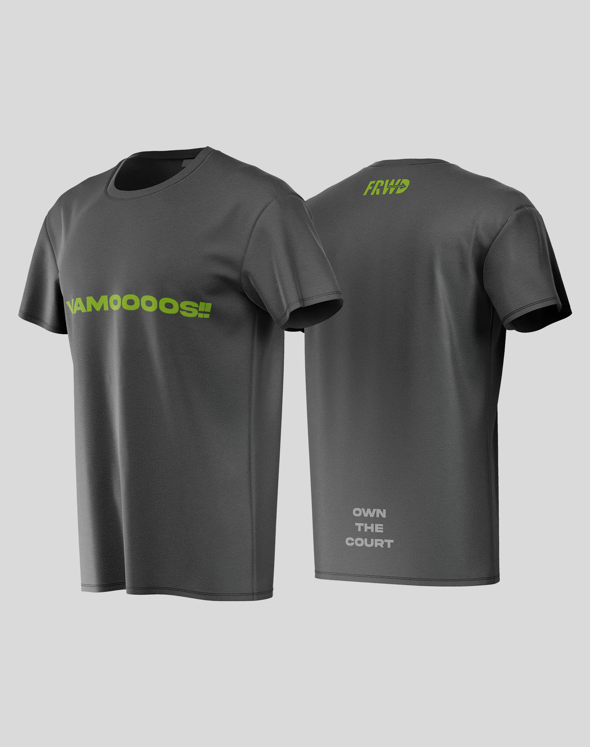 Vamoooos Camiseta Cinza ForWord para Homens Tamanho L