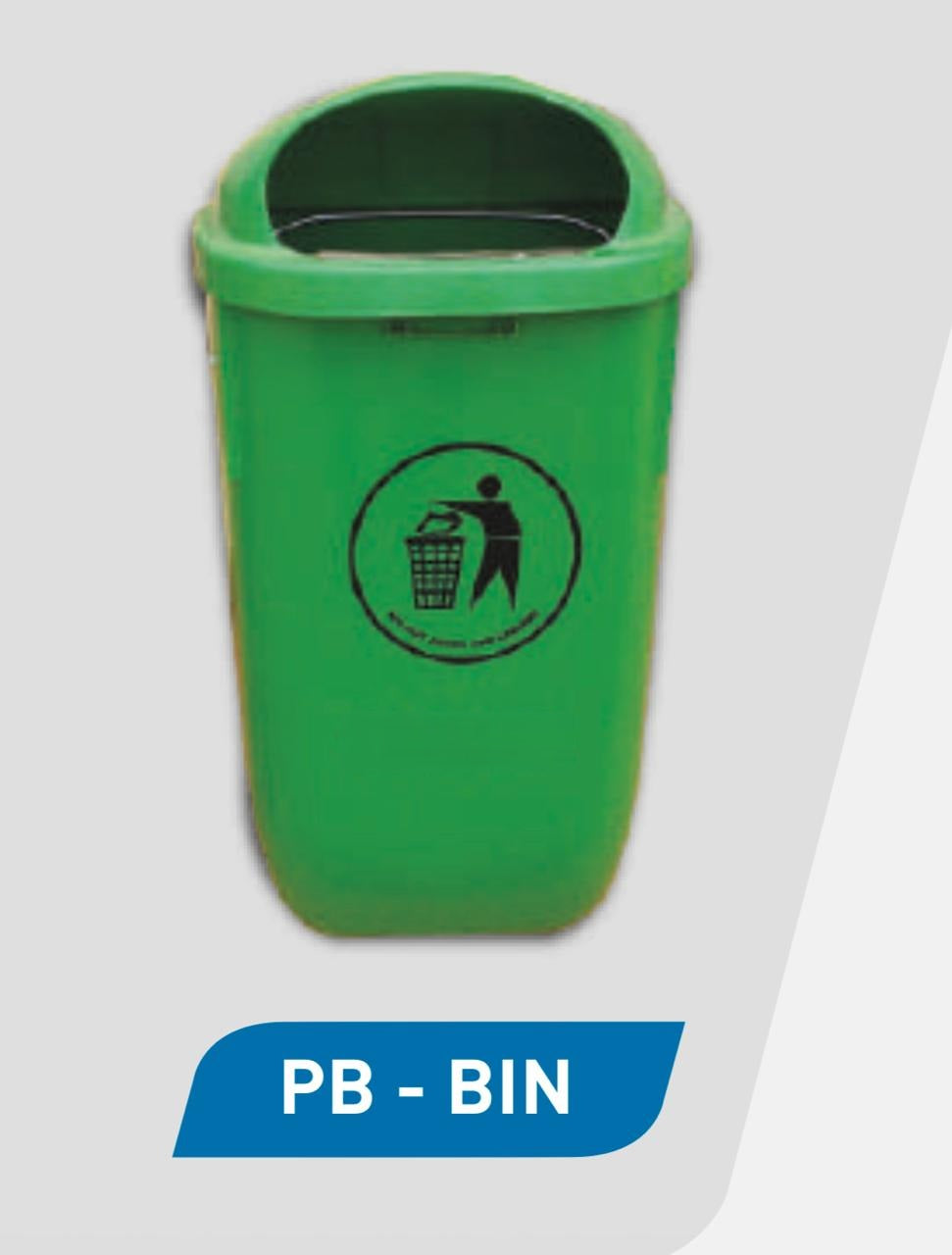 CONTENTOR P/ LIXO - POSTBIN PARA POSTO COM ABRAÇADEIRA