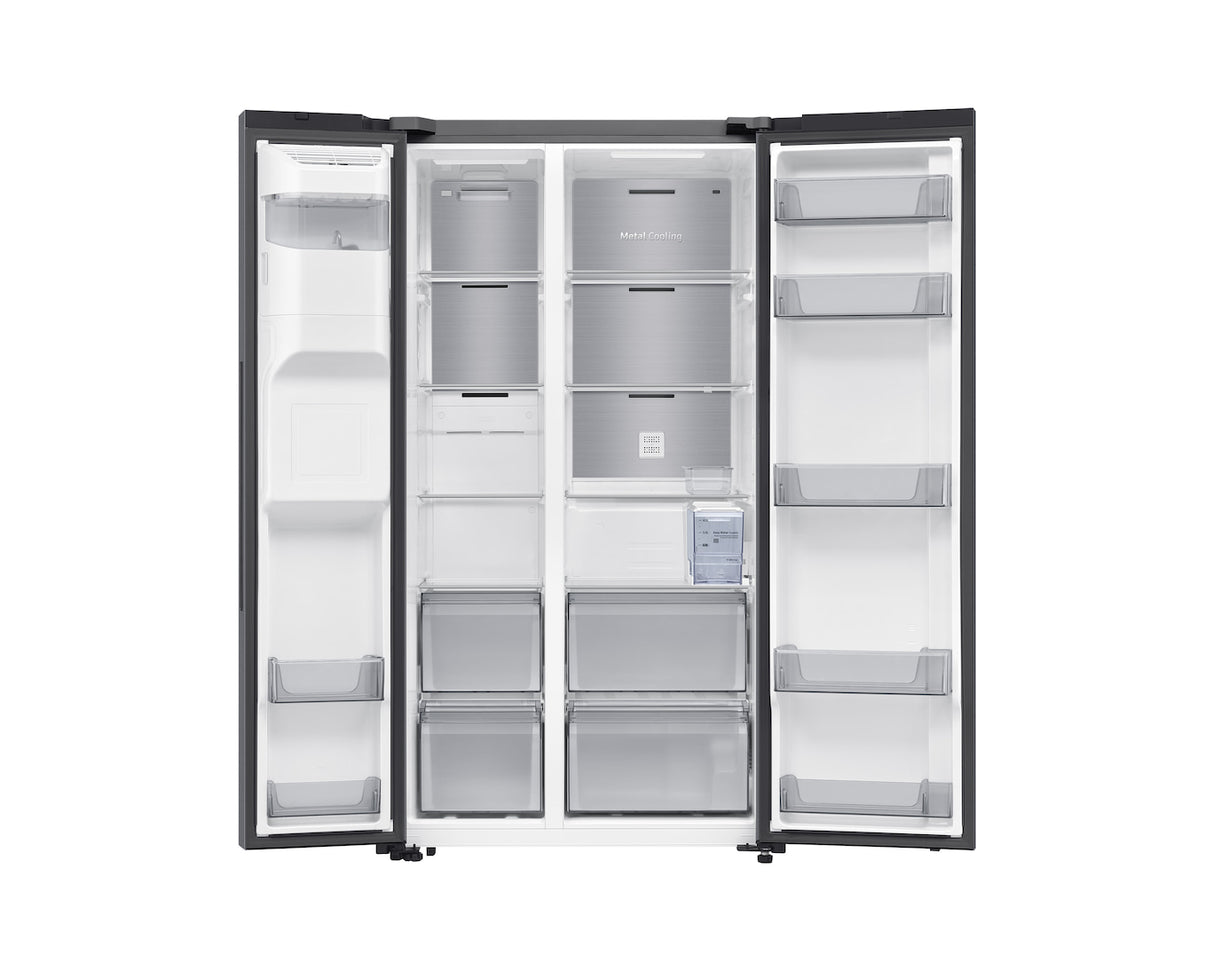 FRIGORÍFICO SIDE BY SIDE SAMSUNG (617L CINZA)