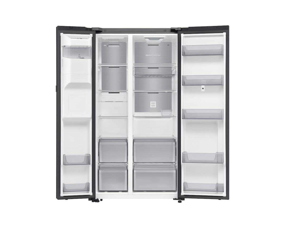 FRIGORÍFICO SIDE BY SIDE FAMILY HUB ECRÃ 21,5" (594L) BLACK
