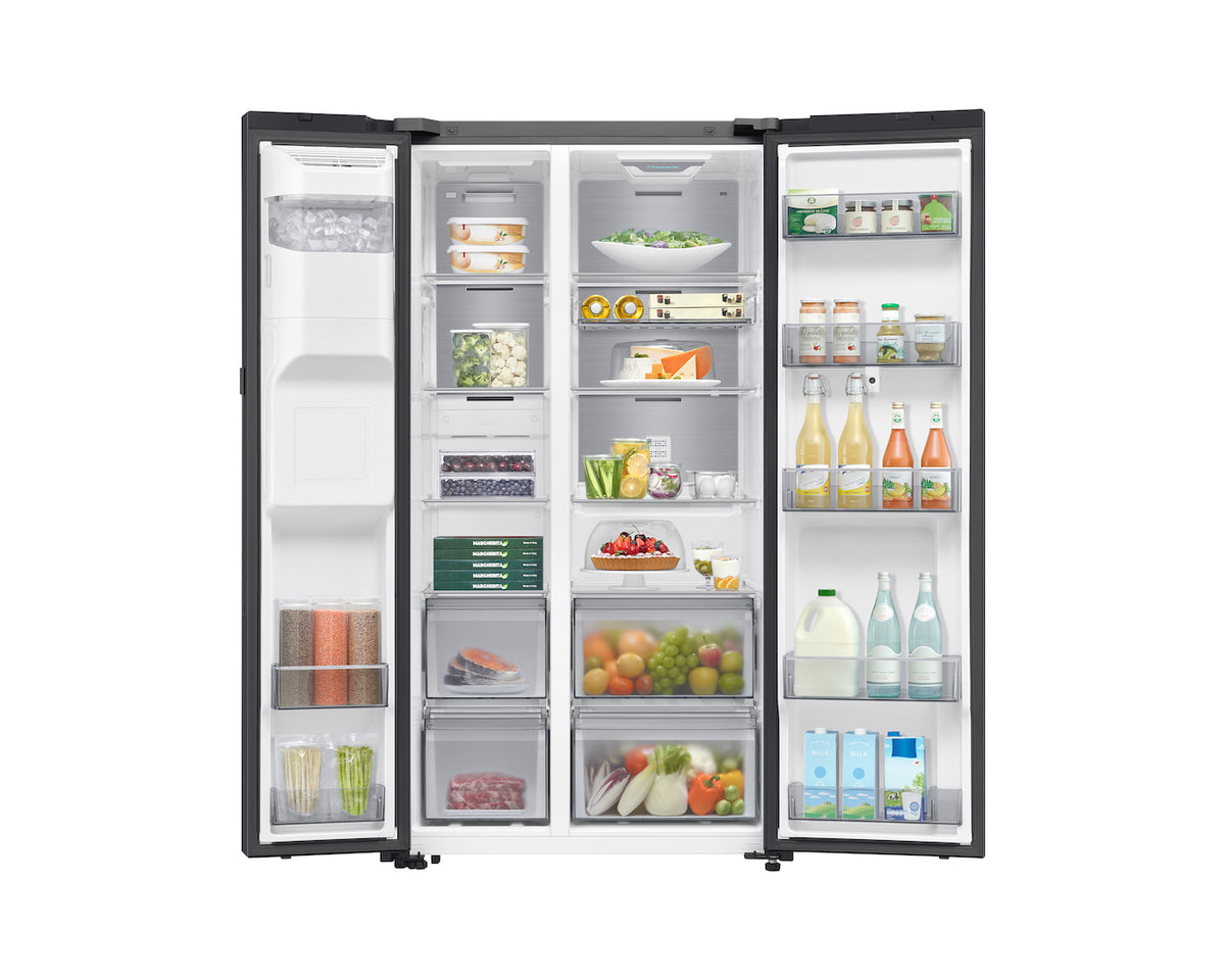 FRIGORÍFICO SIDE BY SIDE FAMILY HUB ECRÃ 21,5" (594L) BLACK