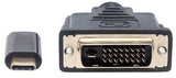 CABO ADAPT. USB-C / DVI 1080P 2M MANHATTAN