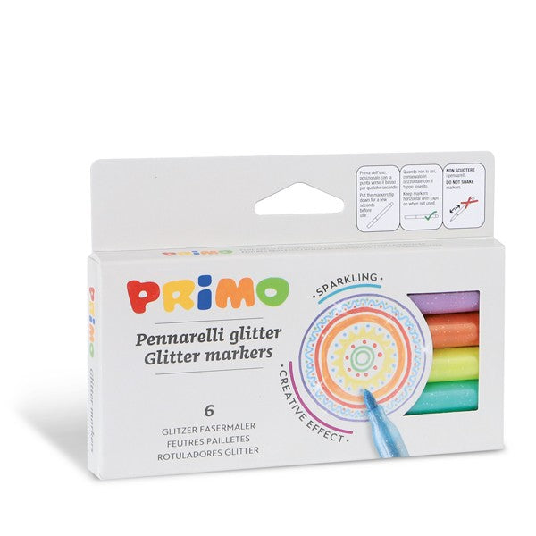 PRIMO MARCADORES GLITTER 6014PEN6M