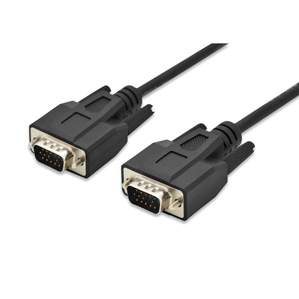 Cabo VGA 15pin HD plug M/M, CU,AWG28, 1.8m