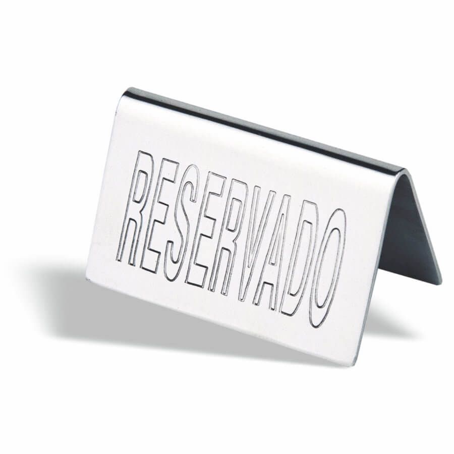 PLACA RESERVADO