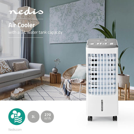 Refrigerador de ar portátil Nedis, 3L