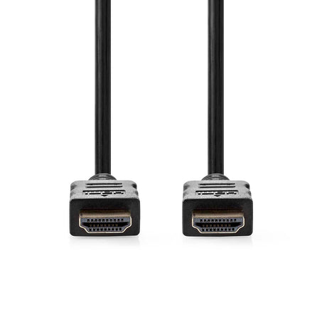 Cabo HDMI/HDMI de alta velocidade com Ethernet 4K@30Hz 10m Preto