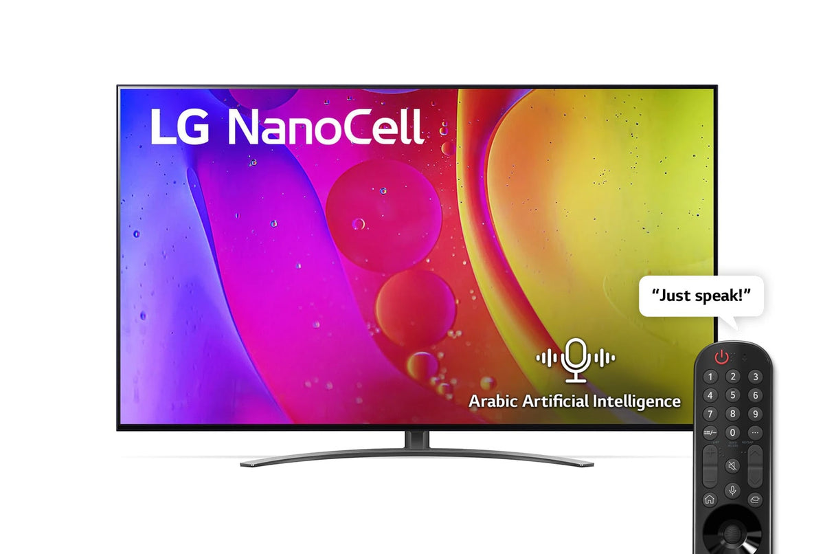 TV LG NanoCell 55?, 4K, Série NANO84, Processador ?5 Gen5 AI, webOS 22 | 55NANO846QA