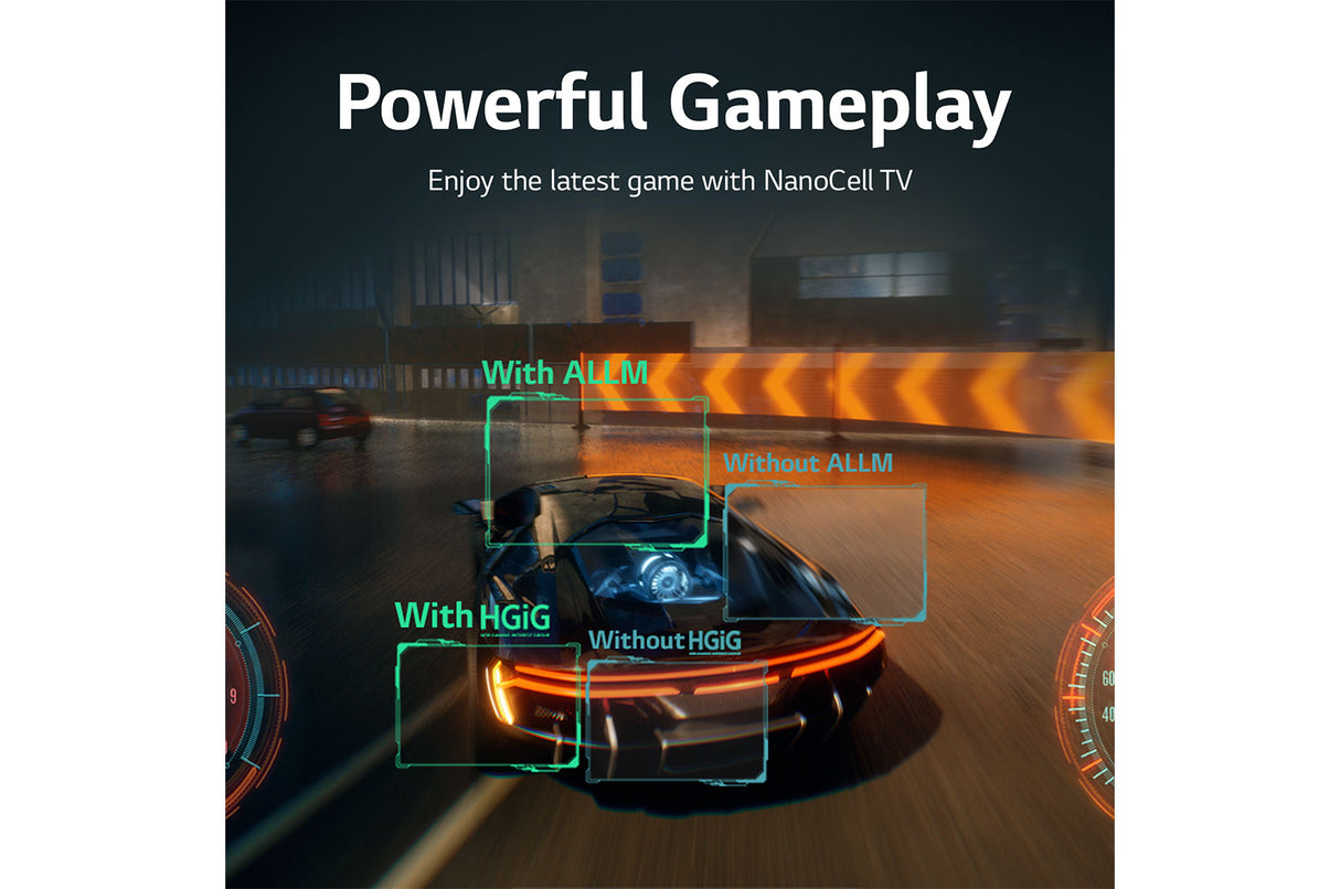 TV LG NanoCell 55?, 4K, Série NANO84, Processador ?5 Gen5 AI, webOS 22 | 55NANO846QA