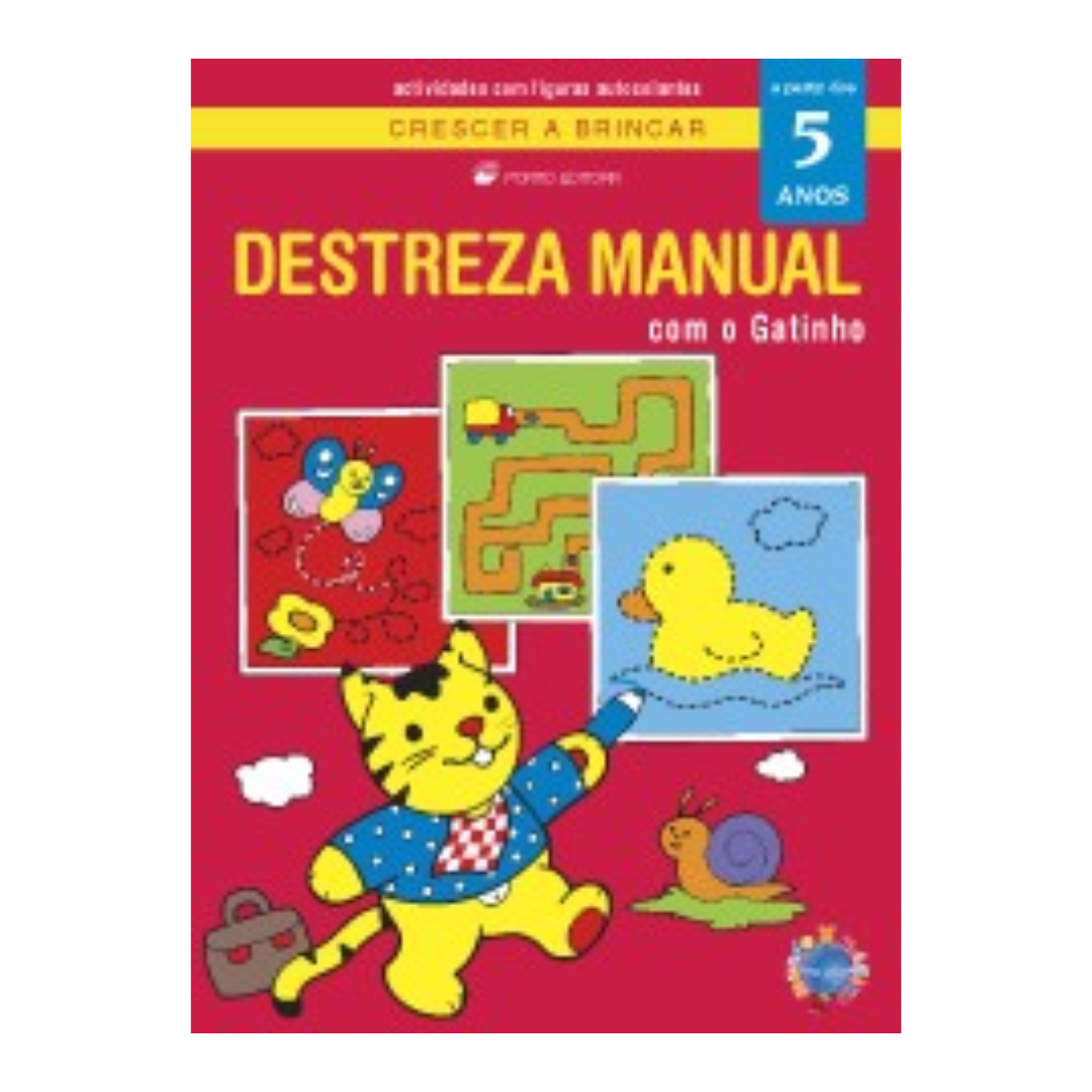 Destreza Manual Com o Pequeno Gatinho - 5 anos