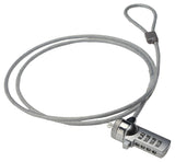 Cadeado para portátil com números, 1,5m