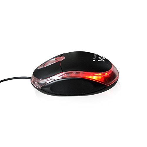 MOUSE EWENT MINI USB OPTICO 1000DPI PRETO